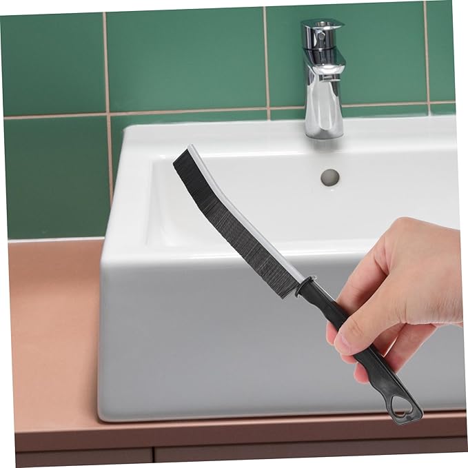 BESTOYARD 6Pcs Hard Bristle Crevice Cleaning Brush Set for Deep Cleaning Grout Tile and Corners Multi-Functional Household Tool for Windows Drains and Bathroom Use