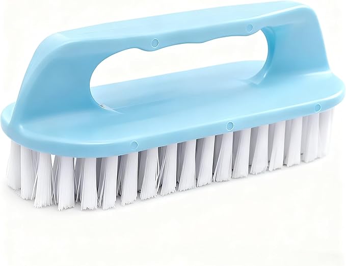 Brushes for Cleaning Brush with Handle for Shower, Kitchen, Sink, Bathroom, Floor-Blue