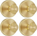 Upgrade Suction Cup Hooks for Shower,Heavy Duty Towel Hooks for Bathrooms, No Drill Suction Hooks for Inside Shower, Reusable Shower Hooks for Glass Doors & Windows(4, Brushed Gold)