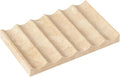 Soap Dish Rectangular, Beige Travertine Stone Soap Holder with Self Draining - Shower Bathroom Kitchen, Jewelry Ring Display Tray