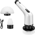 Electric Spin Scrubber, Electric Cleaning Brush, 3 Adjustable Speeds Bathroom Scrubber Electric with 3 Replaceable Brush Heads, Cleaning Tool for Shower, Floor