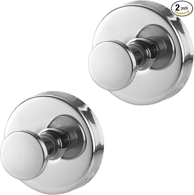 Suction Cup Hooks for Wreaths on Glass, 2025 New No Drill Suction Cup Hooks for Shower Wall Hanging Towels, Suction Cup Wreath Hanger Holder for Glass Door Window Mirrors Bathroom (Sliver)