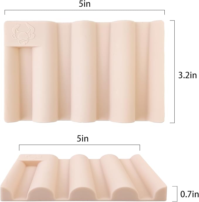 Soap Dish for Shower, Bathroom & Kitchen – Non-Slip, Self-Draining Design to Keep Soap Dry, Extend Soap Life – Easy to Clean, Compact & Durable (Pink, 1 pcs)