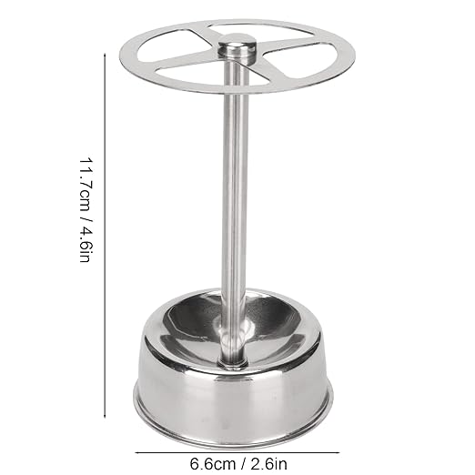 Toothbrush Holders for Bathroom, 4 Slots Stainless Steel Toothbrush Organizer with Base, Countertop Toothbrush Holders for Family Home