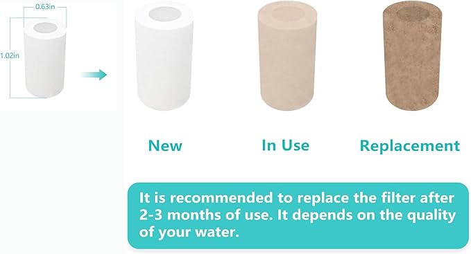 Water Filter & 8 Free Filters – 1080° Rotating Faucet Extender to FILTRATION WATER– Copper Swivel Aerator with 2 Modes Kitchen/Bathroom Sink by K Trends