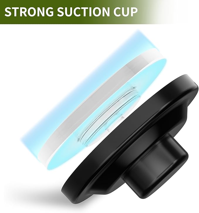 DELITON Suction Cup Razor Holder 2 Pack, Removable Shower Hooks for Inside Bathroom, Powerful Suction Cup Hooks for Towel, Loofah, Razor
