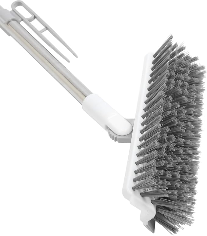 Socobeta 2 in 1 Floor Brush Scrubber, Long Handle Grout Brush with Stiff Brushes and Removable Head for Bathroom Kitchen Tile Floor (370.00)