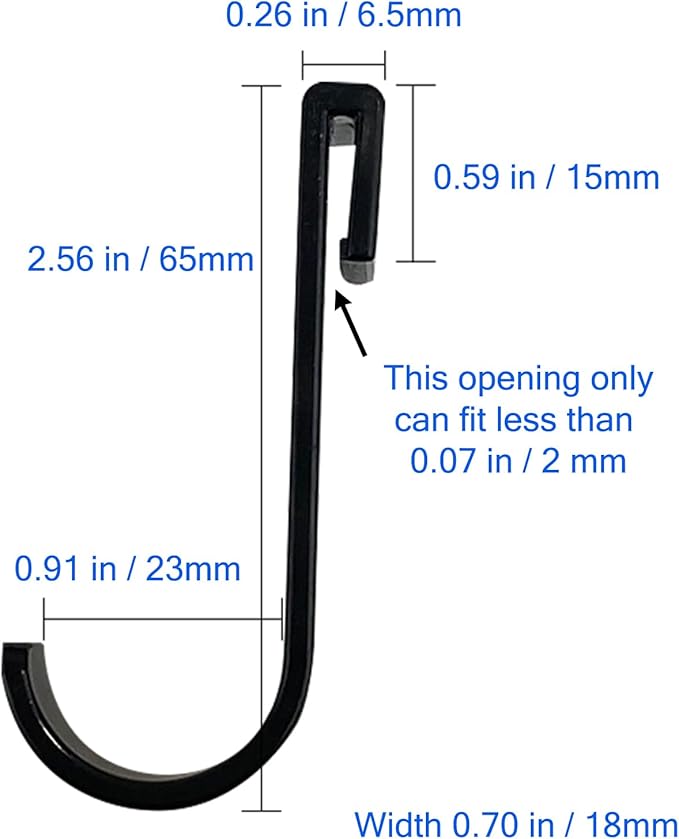 Black Shower Caddy, Sticky Key Hooks, Adhesive Hooks for Kids, Spoon Hanger Decorative, Self Adhesive Coat Hooks Utility Hooks 6 Pack