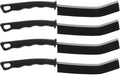 4pcs Crevice Cleaning Brushes Hard Bristles and Non-Slip Handles for Kitchen and Bathroom Narrow Gaps, Window Grooves, Tiles, and Faucet Cleaning Tools for Household Use