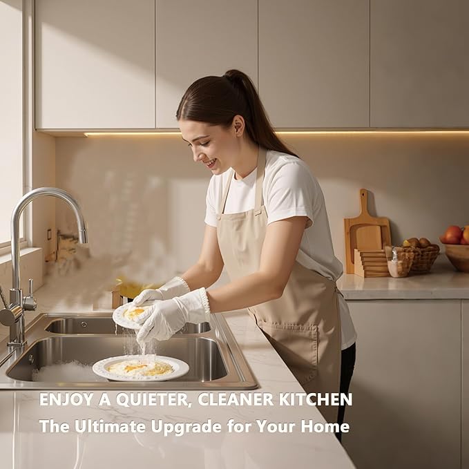 Garbage Disposal Splash Guard 3 3/8" - 1 Pack Universal Sink Baffle for InSinkErator Evolution & Most 3-Bolt Models, Heavy-Duty FDA Silicone with Noise Reducing Petal Design