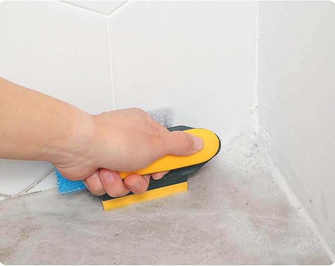 Crevice Cleaning Tool,Scrubber Cleaner Tool,with Ergonomic Handle Narrow Cleaning Brush | for Shower Kitchen Floor Tub Grout Household Countertop