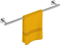 FORIOUS Towel Bar Wall Mounted, Stainless Steel Towel Racks for Bathroom 23 Inch, Includes Wall Mounting Hardware (Chrome, Hanging Space 21 Inch)