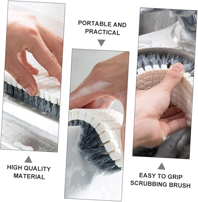 NOLITOY 4pcs Practical Cleaning Brush Set for Home Kitchen Bathroom Ergonomic Flexible Design for Shoes Pots and Grout Essential Washing Tools for Efficient Cleaning