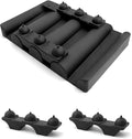 Soap Dish for Shower, Bathroom & Kitchen – Non-Slip, Self-Draining Design to Keep Soap Dry, Extend Soap Life – Easy to Clean, Compact & Durable (Black (Medium, 1 pcs)