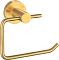 Toilet Paper Holder, Premium 304 Stainless Steel Paper Towel Holder, Toilet Paper Roll Dispenser Bathroom 5.5" TP Holder for Kitchen Washroom (Gold)