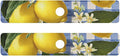Gingham Blue and White Lemons Kitchen Sink Splash Guard Faucet Mat Diatomite Absorbent Pad for Bathroom RV 30x5.4in 2PCS water