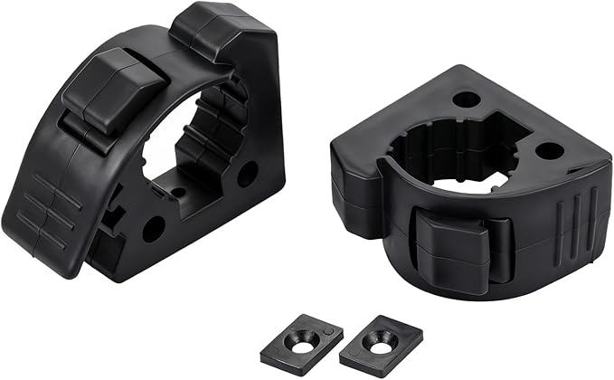 SINOKING Rubber Shovel Mount, Tool Clamp for 1-1/8" to 1-1/2" objects, Mount Kit Car Accessories for Offroad 4X4 parts