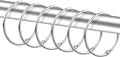 24 Pack Shower Curtain Rings, Rustproof Decorative Shower Curtain Hooks Metal Round Shower Ring Hooks for Bathroom Shower Rod (Nickel)