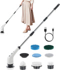 Cordless Bathroom Scrubber | Waterproof Rotating Tool | Electric Shower Scrubber | for Home Shower Doors Kitchen Sinks Bathtubs Grout Lines Outdoor Furniture