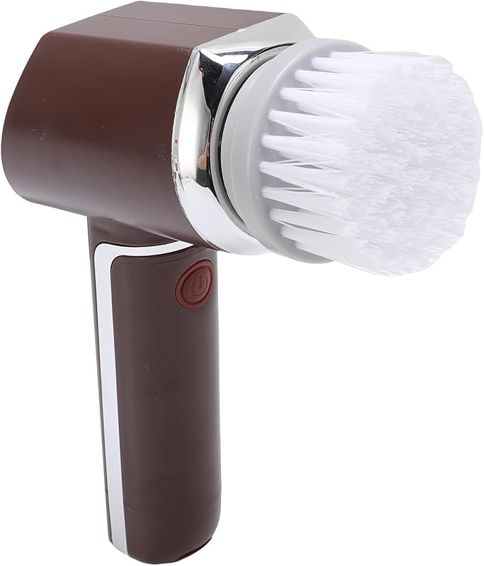 Electric Spin Scrubber, Water Proof Cordless Rechargeable Cleaning Brush Electric Scrubber Cleaning Tools with 5 Heads for Bathrooms Kitchen Indoors Outdoors