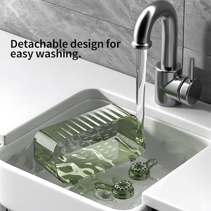 Shower Organizer, Basket with Strong Suction & Removable Shelf - Huise Shower Caddy