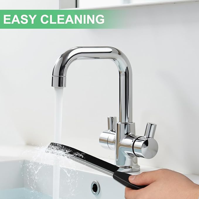 Crevice Cleaning Brush Hard Bristled, Grout Cleaner Brush, Multifunctional Thin Gap Scrub Brush, Bathroom Cleaner Tools for Household Use, Kitchen, Window, Toilet, Grout, Faucets(3PCS Frtosted White)