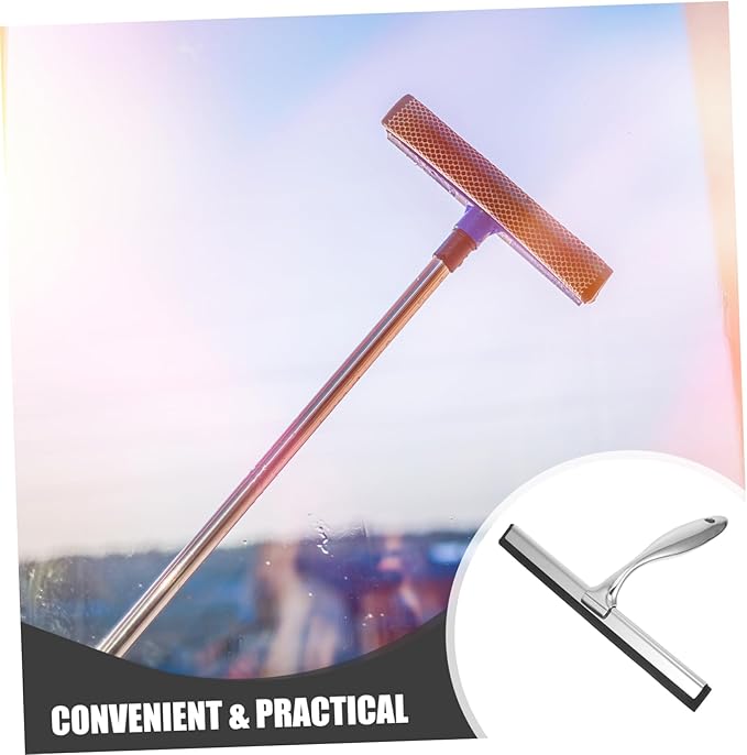 Shower Squeegee for Glass Door Window Cleaning Tool Sturdy Material Use Elegance Home Decor