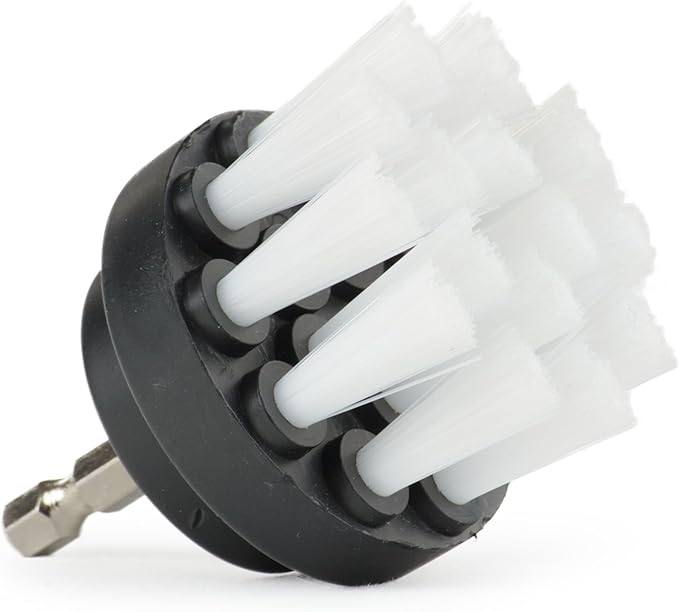 Cleaning Supplies - Scrub Brush - Car Detailing Products - Detailing Brush - Wheel Brush - Carpet Cleaner - Upholstery Cleaner - Drill Brush - Soft Bristle Brush - Aluminum - Car Cleaning Detail Brush