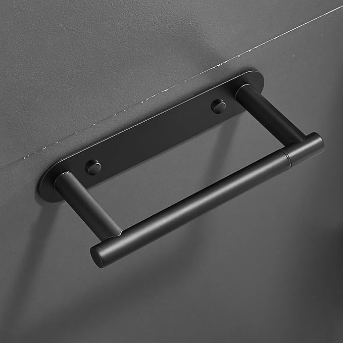 Movable Toilet Paper Holder Black Roll Holder, Paper Towel Holder