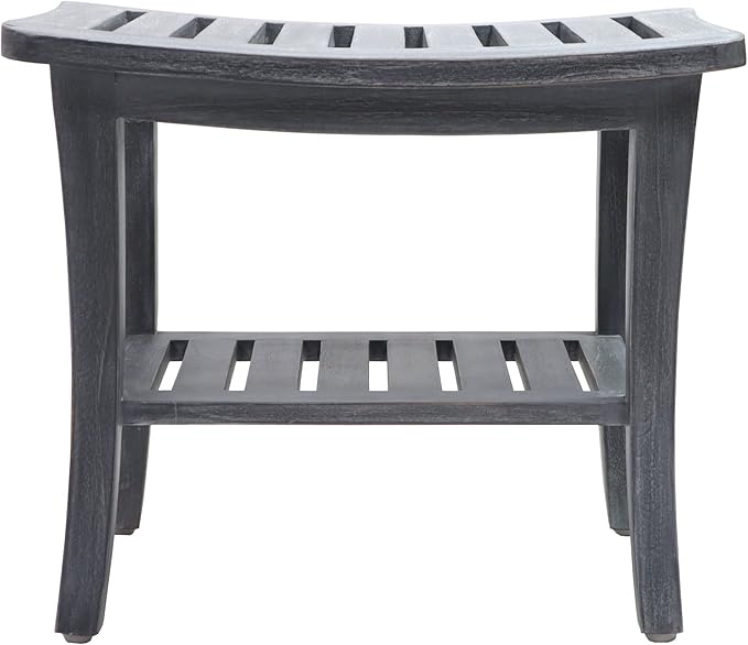 Weathered Genuine Teak Bench