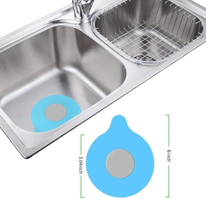 Tub Stopper Bathub Drain Plug, Konpex Soft Universal Silicone Bath, Kitchen Sink, Laundry Room Sink Drain Cover
