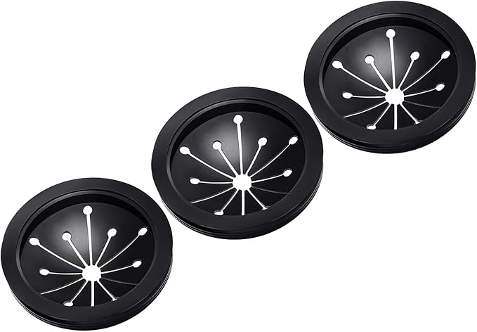 Garbage Disposal Splash Guards Sink Baffle Disposal - Food Waste Disposer Accessories for Whirlaway - Replacement Multi-Function Drain Plugs - 3.1 in - （3/Pack）