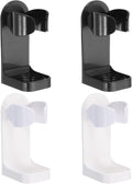 uxcell 4Pcs Electric Toothbrush Holder, Adjustable Wall Mounted Plastic Toothbrush Organizer Adhesive Storage Organizer Stand for Bathroom Tooth Brush Toothpaste Storage, Black/White
