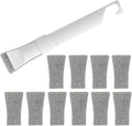 Crevice Cleaning Brush Set with Replaceable Heads Multi-Purpose Scrubbing Brushes for Kitchen and Bathroom Grooves Sink Corners Toilet and Car Vent Cleaning