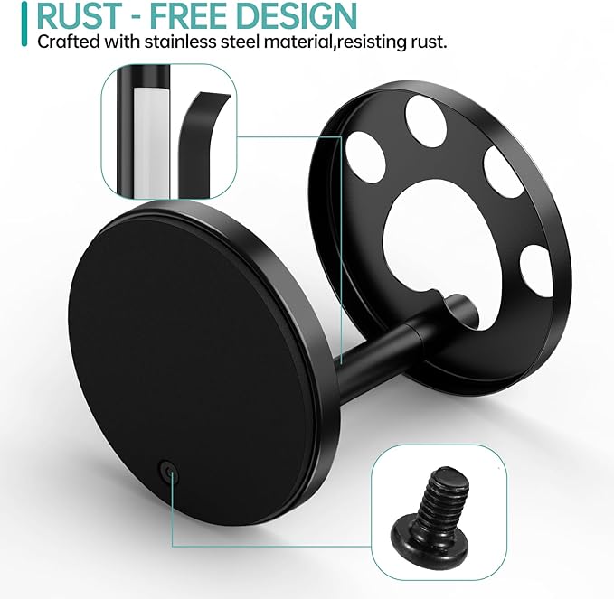 Stainless Steel Toothbrush Holder Stand for Bathroom,Rustproof Ventilated Countertop Organizer with Slots,Electric/Manual Toothbrushes, Toothpaste, Razors, Small Comb,Unique Footprint Base Design