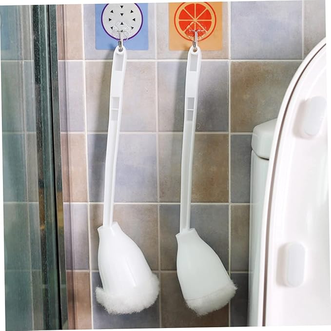 Zerodeko 5pcs Soft Bathroom Cleaning Brush for Efficient Bathtub and Toilet Cleaning Compact Design for Spaces Household Cleaners