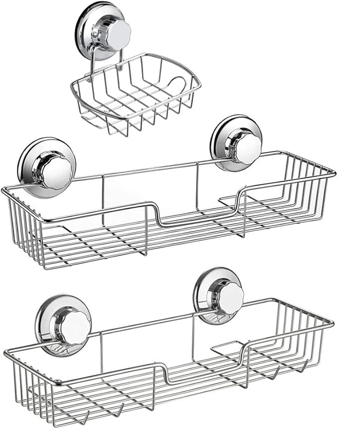 SANNO Powerful Suction Cups Replacement for Shower Caddy, Soap Holder, Robe & Towel Hooks - 8 Suction Cups