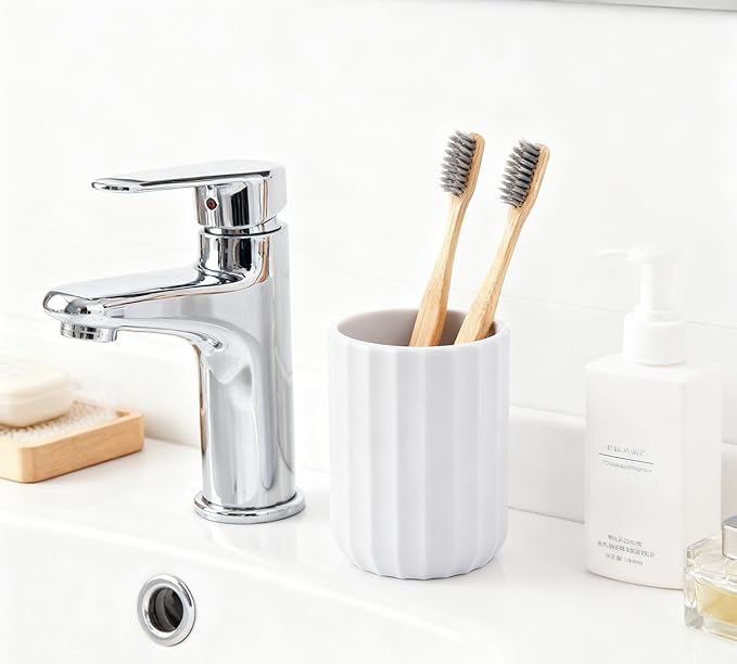 Toothbrush Holders for Bathrooms Silicone Tooth Brush Holder Electric Toothbrush and Toothpaste Storage Bathroom Countertop Organizer