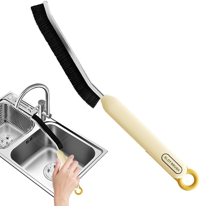 Crevice Brushes for Cleaning, Dead Corners Grout Scrub Cleaning Brush, Multi-Purpose Scrubber Long Handle Cleaner Tools Dust Remover for Tiles Bottle Cup Teapot