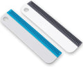 2 Pack Mini Soft Rubber Squeegees, 6.38'' All-Purpose Super Flexible Blade, Multi-Use Cleaning & Installation Tool, Suitable for Mirrors, Countertops, Also Ideal for Car Vinyl Wrapping (Blue)