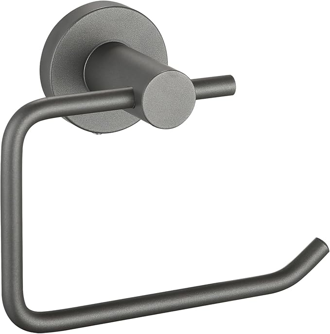 Toilet Paper Holder, Premium 304 Stainless Steel Paper Towel Holder, Toilet Paper Roll Dispenser Bathroom 5.5" TP Holder for Kitchen Washroom (Grey)