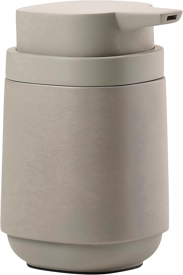 ZONE DENMARK Nova Soap Dispenser - A Fusion of Sleek Design and Durable Material - Elevate Your Bathroom with Sophistication and Practical Elegance. A Stylish and Functional Bathroom Accessory