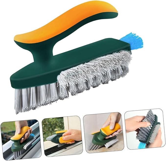 Household Multi-use Crevice Cleaning Brush Versatile Indoor Scrub Tool for Grout Sinks and Corners Ergonomic Grip for Easy Handling for Kitchen and Bathroom Cleaning