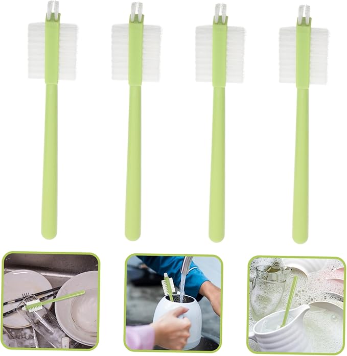 Cabilock 10pcs Small Cleaning Brush for Soy Milk Machine Ergonomic Nylon Bristles for Safe Cleaning of Kitchen Appliances for Toasters Sinks and Tile Grout