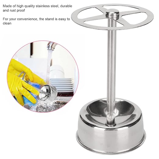 Toothbrush Holders for Bathroom, 4 Slots Stainless Steel Toothbrush Organizer with Base, Countertop Toothbrush Holders for Family Home