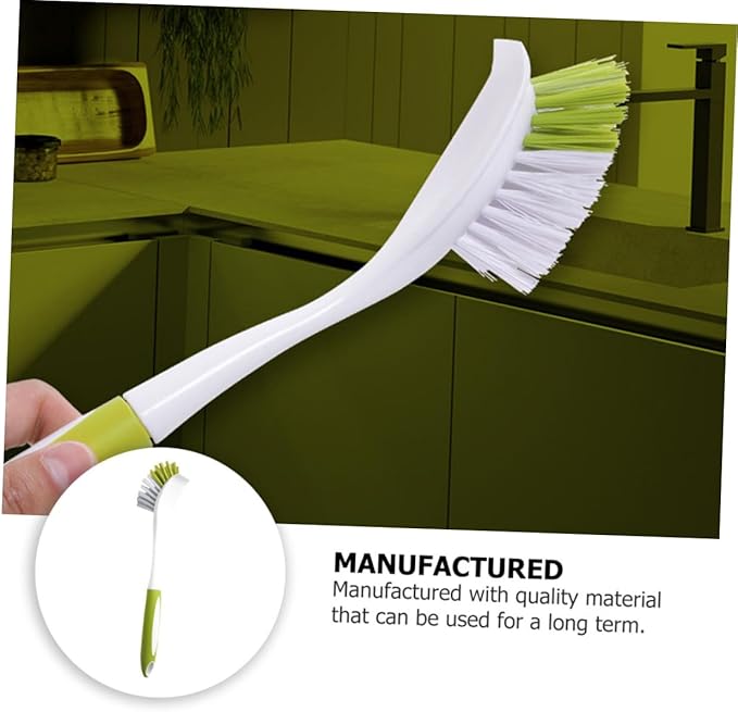 Beaupretty 1pc Dish Scrub Brush Long Handle Kitchen Cleaning Brush for Grout Pot Dish Wand Scrubbing Multipurpose Cleaning Tool