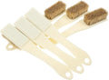 Cabilock 6pcs Small Cleaning Brushes Stiff Bristles Industrial Rust Removal Mini Toothbrush Set for Grout, Crevice, and Household Surface Cleaning