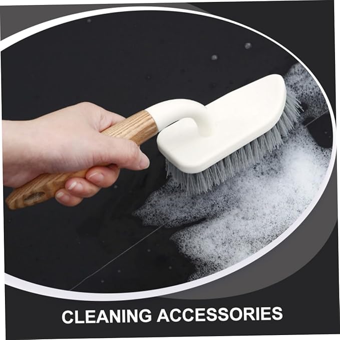 Baluue Household Bathroom Floor Cleaning Brush Durable Bristles Comfortable Grip Deep Decontamination for Tile Grout Cleaning Tool for Home Use