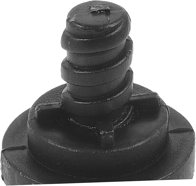 10-Piece Self-Locking Toilet Brush Head Adapter Set Screw Connector and Handle Accessories for Toilet Brush Sturdy Plastic Parts