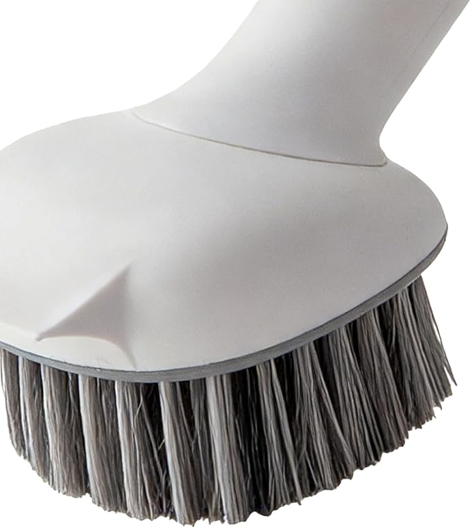 Pot Brush - 360° Rotatable Long Handle Cleaner, Kitchen Scrub Brush | Dishwashing Tool for Toilet Bathroom Shower Sink Pan Skillet Grout Tile Stove Tub Home